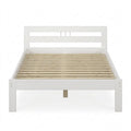 Naturholz Einzelbett 120x200 cm mit Lattenrost