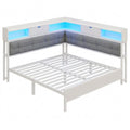 Multifunktionales Schlafsofa 140x200 mit Stauraum und LED