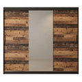 Großer Schiebetürenschrank mit Spiegel und Einlegeboden, Modernes Design
