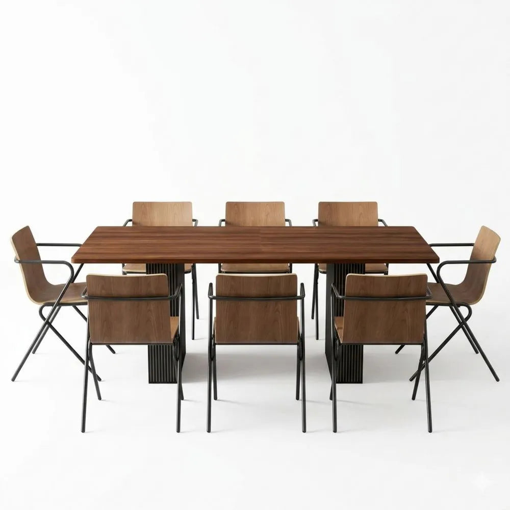 Moderner hölzerner Esstisch 160x80cm für 6-10 Personen